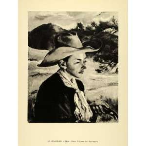   Cowboy Wichita Kansas   Original Halftone Print