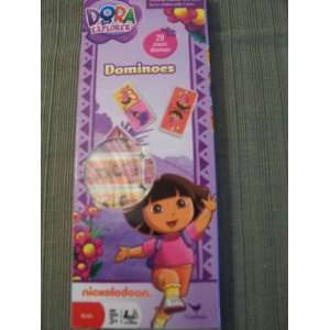   Dora the Expolorer Dominoes Set ~ 28 Plastic Dominoes Toys & Games