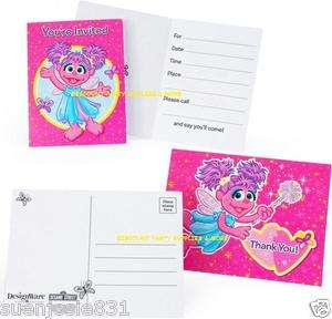 Abby Cadabby Combo Invitations & Thank you Cards New  