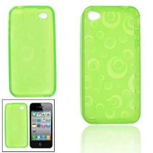  Gino Green Circles TPU Soft Plastic Case Shell for iPhone 