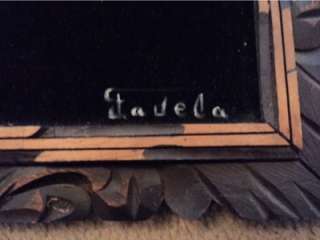 Airedale Terrier or Welsh Terrier Painting Black Velvet  