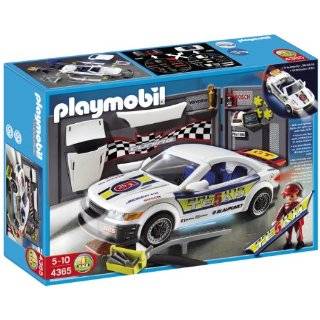 Playmobil 4365 Car Repair Shop and Race Car with Headlights by 