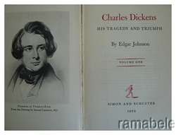 Charles Dickens His Tragedy Triumph Edgar Johnson Phiz Drawings 