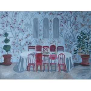  petit dejeuner an allegory, Original Painting, Home 