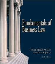 Fundamentals of Business Law (with Online Research Guide), (0324270941 