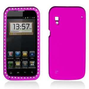   Silicone Skin Cover for ZTE Warp N860, Hot Pink Electronics