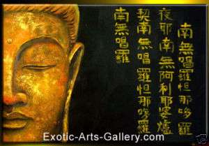 Modern Abstract Oil Paintings on Canvas Buddha Painting  