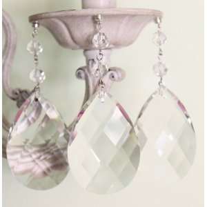   Chandelier Crystals Prisms Glass 63mm Wedding Patio, Lawn & Garden