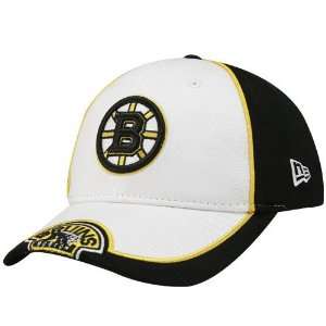  New Era Boston Bruins Youth White Black Opus Adjustable 
