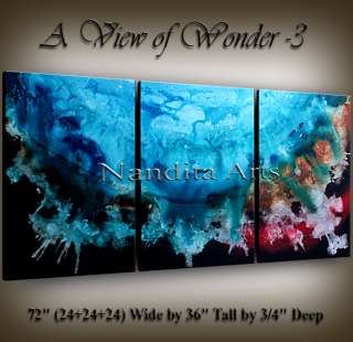 Contemporary art deco modern abstract paintings original canvas wall 