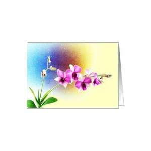  Aloha, Hello, Hawaiian Orchid Fantasy Card Health 