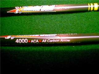 MONSTER BUCK HUNTER 4000 ACA ~6 ~CARBON ARROWS~Archery Long Recurve 