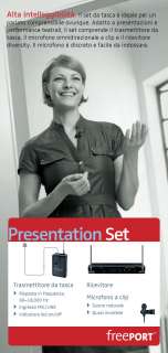 Sennheiser FP12 freePORT Sistema per Presentatori Voce Microfono 