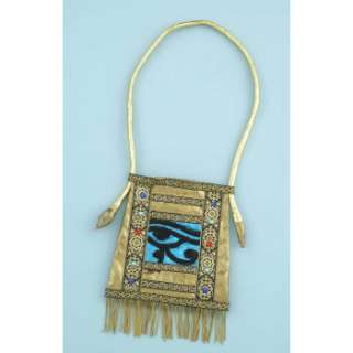 EGYPTIAN QUEEN HANDBAG Purse Pocketbook Cleopatra Costume Snake Gold 