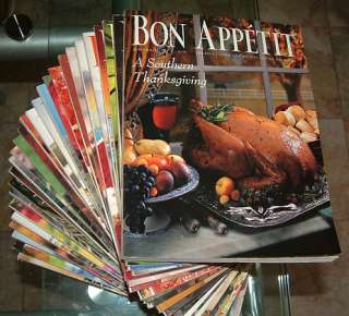 28 Issues of BON APPÉTIT Magazine Spanning 1992 1997  