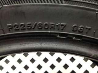 TWO HANKOOK OPTIMO H727 TIRES 225/60/17 225/60/R17  