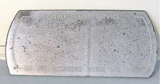 1940s Gable SKELLY Oil Service Advertising Visor MIRROR  