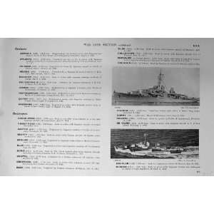   1953 54 America Destroyer Ships Cooper Drexler Boats