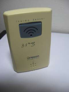 Oregon Scientific THN122N Wireless Temperature Sensor Yellowed  