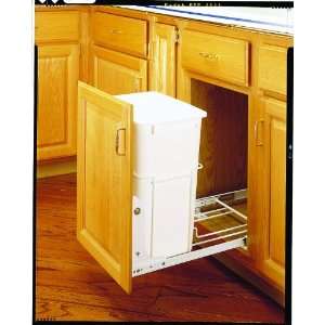  Rev A Shelf RV 18PB 1 White RV RV Series 35 Quart Pull Out 