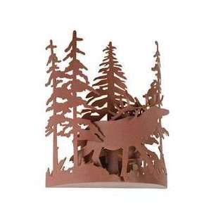  11W Elk Through The Trees Wall Sconce