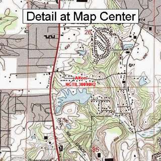  USGS Topographic Quadrangle Map   Alton, Illinois (Folded 