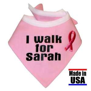   Pink Ribbon I Walk For. in Scout Style, Size Medium
