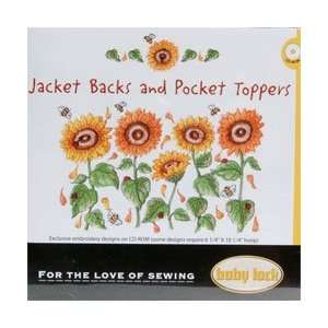 Baby Lock Embroidery Design CD   Jacket Backs & Pocket Toppers  