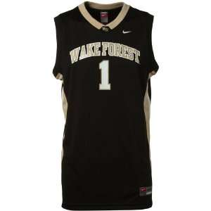  Nike Wake Forest Demon Deacons #1 Youth Replica Basketball 