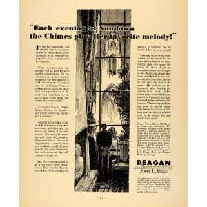  1931 Ad Deagan Tower Chimes Carillons Memorial Sublime 