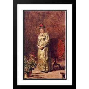  Eakins, Thomas 18x24 Framed and Double Matted Young Girl 