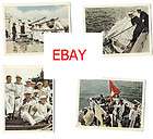 1930S GERMAN TOBACCO CARD LOT OF FOUR NAVAL CARDS ACTI