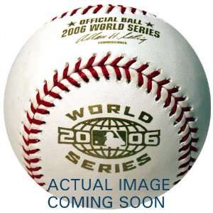  David Eckstein Autographed Baseball  Details 2006 World 