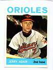 1966 Topps Jerry Adair 533 high hi number Baltimore Orioles  