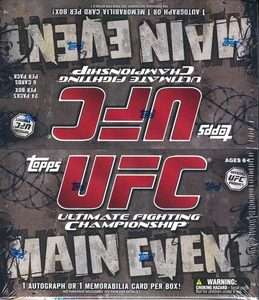 2010 TOPPS UFC MAIN EVENT RETAIL BOX *1 AUTO OR MEM/BX* BLOWOUT CARDS 