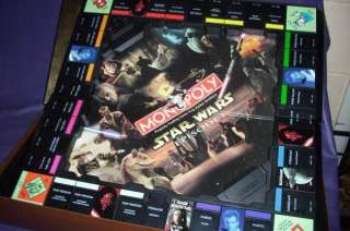 Star Wars Episode 1 Monopoly Game 3D Collector Complete  