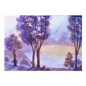  Sunset Last Night Scenic Giclee Poster Print by Neena 