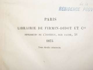 1875 Rare French Florida Book   Floride Gaffarel 1stED  