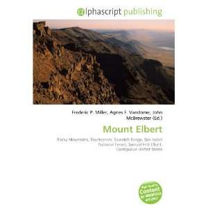  Mount Elbert (9786132689054) Books