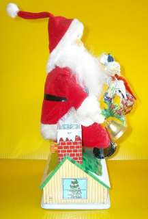   Trim A Tree/Noel Deluxe Animated Battery and Coin Operated Santa Bank