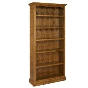   3684AMER Americana 84 Oak Bookcase Finish Medium Furniture & Decor