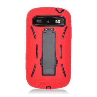 For Samsung Admire/Rookie/Vitality/R720 Hybrid Hard/Gel Case Black/Red 