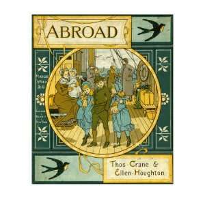  Abroad   book cover By Thomas Crane and Ellen E Houghton 