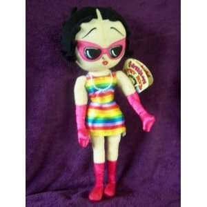 Betty Boop Fashion Diva in Rainbow Dress Plush Doll
