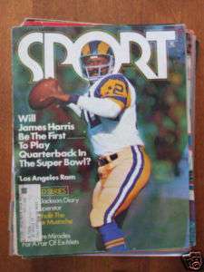 1975 Sport Magazine Los Angeles Rams James Harris  
