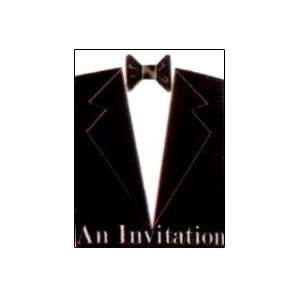  Black Tie Invitations (8) Toys & Games