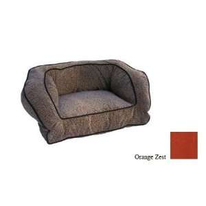 Snoozer Contemporary Pet Sofa, Medium, Orange Zest