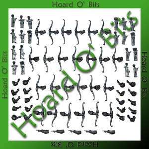 WARHAMMER BITS HIGH ELF ARCHERS  ARMS & BOWS & QUIVERS  