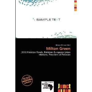  Milton Green (9786200135629) Emory Christer Books