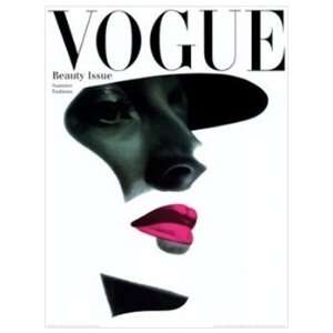  Vogue Lipstick Magazine Cover Poster Print 23.5 x 31.5 